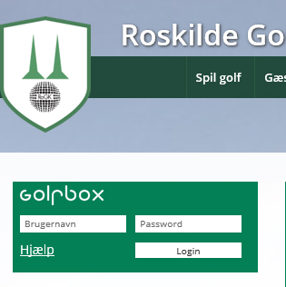 Socialist landsby Intrusion GolfBox login paa hjemmesiden - Roskilde Golf Klub